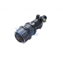 2RM-18 Series 4 Pin Female Cable Plug Unshielded Tail