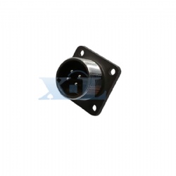 2RM-18 Series 4 Pin Male Panel Flange Receptacle