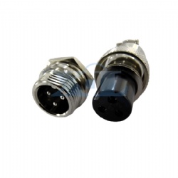 GX12 3 Pin Male Female Standard Connectors