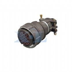 2RM-27 Series 19 Pin Female Cable Plug Unshielded Tail