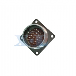 2RM-30 Series 32 Pin Male Panel Flange Receptacle