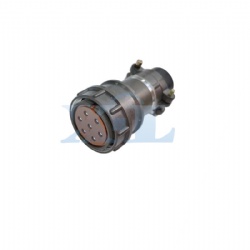 2RM-33 Series 7 Pin Female Cable Plug Unshielded Tail