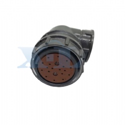 2RM-33 Series 20 Pin Angled Female Cable Plug Shielded Tail