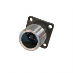 XLP16 2 Pin Male Flange Panel Receptacle