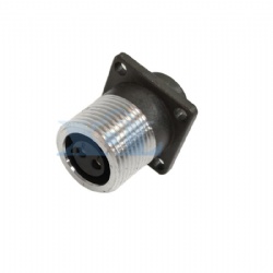 XLP16 2 Pin Female Flange Panel Receptacle