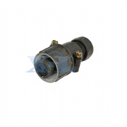 XLP16 2 Pin Female Cable Plug Shielded