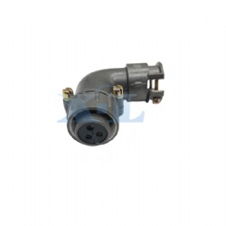 XLP20 3 Pin Female Cable Plug Angled Unshielded