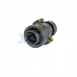 XLP20 4 Pin Male Cable Plug Shielded
