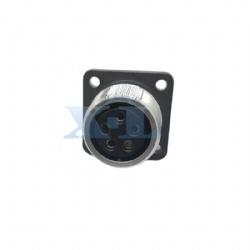 XLP20 5 Pin Female Flange Panel Receptacle
