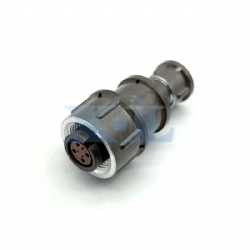 2RM-14 Series 4 Pin Female Cable Plug Shielded Tail