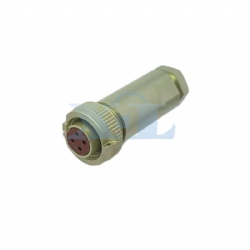 PCTB Series 4Pin Female Cable Plug Thread