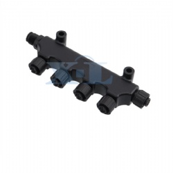 M12 6 Port T Shape Adapter Plastic Nut