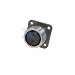 XLP20 2 Pin Female Flange Panel Receptacle